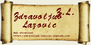 Zdravoljub Lazović vizit kartica